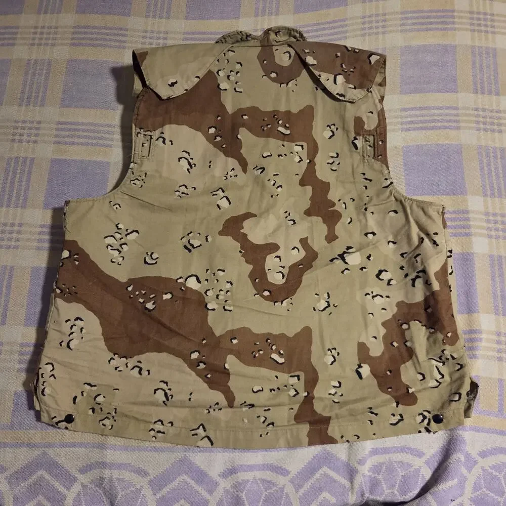 Propper PASGT Vest Cover Mens Small Medium Desert Storm Chocolate Chip Camo Vtg